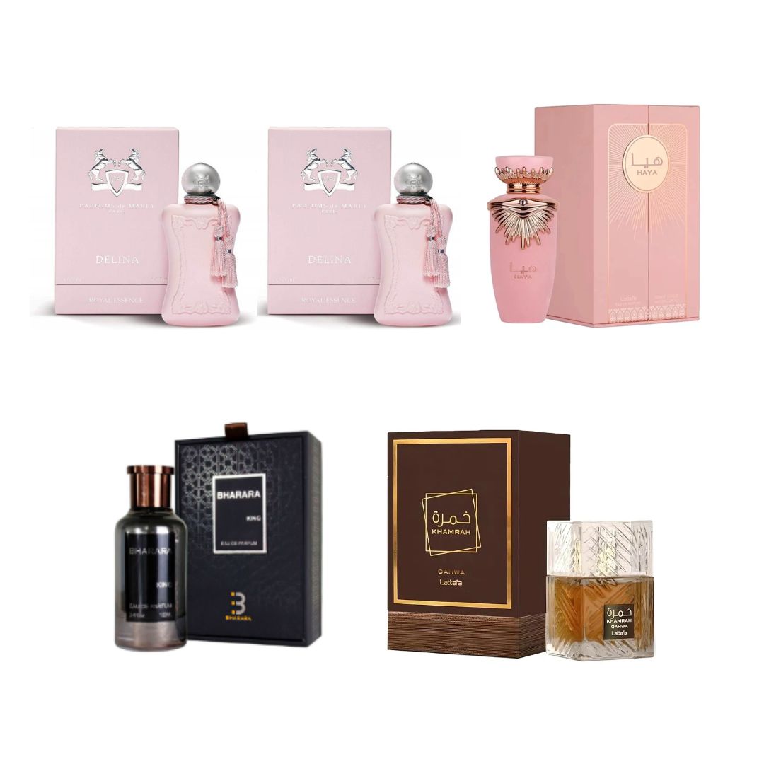 COMBO 5 PERFUMES EN BAÚL DE LUJO